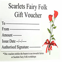 sample gift voucher for Scarlets Fairy Folk